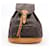 Mochila Mini Montsouris em Canvas Monogram Louis Vuitton M51137 Marrom Couro  ref.1533693