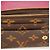 Lange Brieftasche Louis Vuitton Monogramm Emily Braun Pink Fuschia - Ansicht 10