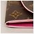 Lange Brieftasche Louis Vuitton Monogramm Emily Braun Pink Fuschia - Ansicht 11