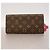 Lange Brieftasche Louis Vuitton Monogramm Emily Braun Pink Fuschia - Ansicht 12