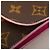 Lange Brieftasche Louis Vuitton Monogramm Emily Braun Pink Fuschia - Ansicht 8