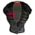 Autre Marque J. Mendel Burgundy Fox Fur Trimmed Quilted Leather Vest Dark red  ref.1533856