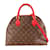 Bolsa Alma BNB Monograma Louis Vuitton marrom Couro  ref.1533872