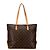 Borsa tote Cabas Mezzo in monogramma Louis Vuitton marrone - vista 3