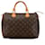 Bolsa Boston Speedy 30 Monograma Louis Vuitton marrom Couro  ref.1533959