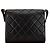 Chanel Schwarze CC aus gestepptem Lammleder - Ansicht 3