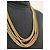 Autre Marque Collar Grossé de cinco hilos en oro Dorado - vista 4