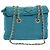 PRADA Borsa a Spalla con Catena in Nylon Blu Auth ar12043