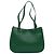 Céline CELINE Schultertasche aus Leder Grün Gold Authentisch 81640 Golden
