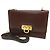 Borsa a spalla in pelle marrone Salvatore Ferragamo