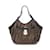 Fendi Zucca Tote Bag Brown Black Leather Cloth  ref.1534679