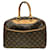 Louis Vuitton Monogram Deauville Handtasche Braun Lackleder  ref.1534705