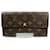 Louis Vuitton Monogram Portefeuille Sarah M61734 Long Wallet Brown  ref.1534713