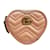 Gucci GG Marmont Double G Herzform Münzbeutel Pink Leder  ref.1534742