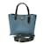 Coach Willow Tote 24 Handbag Blue Leather  ref.1534796