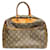 Sac Boston Deauville Monogram Louis Vuitton Cuir vernis Marron Monogramme  ref.1534798