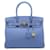 Sac à main Hermès Birkin 30 C tampon 2018 Cuir Bleu  ref.1534875