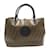 Sac fourre-tout Fendi Zucca Plastique Marron  ref.1534928