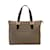 Fendi Zucchino Tote Bag Brown Beige Leather Cloth  ref.1534950