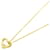 Collier en cœur en or jaune 18K Tiffany & Co. Doré  ref.1535008