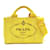 Borsa tote Canapa 2Way di Prada Giallo Tela  ref.1535118