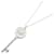 Tiffany & Co. Daisy Key Long Necklace Silvery Silver  ref.1535161