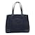 Bolsa tote navy Tory Burch Azul marinho Couro Nylon  ref.1535326