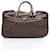 Bolsa de transporte Louis Vuitton Eole 50 Damier Ebene Marrom Couro Lona  ref.1535512