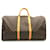 Bolsa Boston Keepall 60 Louis Vuitton Marrom Lona  ref.1535536