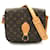 Louis Vuitton Saint-Cloud 24 Shoulder Bag Brown Patent leather Cloth Plastic  ref.1535567