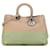 Dior Brown Large Diorissimo Satchel Beige Leather Pony-style calfskin  ref.1535678