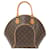 Bolsa de mão Monograma Ellipse MM Louis Vuitton Marrom Couro Couro envernizado  ref.1535696