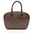 Sac à main Louis Vuitton Saria Horizontal Damier Ebene Cuir Toile Plastique Marron  ref.1535739