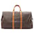 Borsa Boston Monogram Keepall 55 di Louis Vuitton Marrone Pelle Tela  ref.1535762