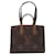 Bolsa Louis Vuitton On the Go MM Marrom Lona  ref.1535787