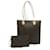 Bolsa tote de lona revestida Louis Vuitton Marrom  ref.1535796