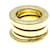 Bulgari Colar Pendente Bvlgari B.zero1 em Ouro Amarelo Dourado  ref.1535803