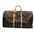 Bolsa Boston Keepall 60 Louis Vuitton Marrom Lona  ref.1535814