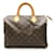 Bolso Louis Vuitton Speedy 30 Castaño Charol Lienzo Plástico  ref.1535840