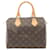 Sac à main Louis Vuitton Speedy 25 Monogram Cuir Toile Plastique Marron Bleu  ref.1535860