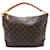 Bolsa de Ombro Shuri PM Louis Vuitton Marrom Couro envernizado Lona Plástico  ref.1535865