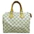 Louis Vuitton Speedy 25 Handbag Cream Cloth Plastic  ref.1535878