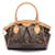 Bolsa Louis Vuitton Tivoli PM Marrom Lona  ref.1535898