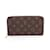 Portefeuille long en toile enduite marron Louis Vuitton  ref.1535915