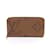 Portefeuille Zippy Louis Vuitton Cuir Toile Marron  ref.1535924