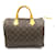 Sac à main Louis Vuitton Speedy 30 Cuir vernis Toile Plastique Marron  ref.1535935