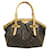 Louis Vuitton Tivoli GM Handbag Brown Patent leather Cloth Plastic  ref.1535960