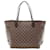 Louis Vuitton Neverfull MM Damier Ebene Tote Bag Brown Leather Cloth  ref.1535969