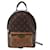 Mochila Palm Springs Louis Vuitton Castaño Lienzo  ref.1535977