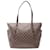 Bolso tote Louis Vuitton Totally MM Damier Ebene Castaño Cuero Lienzo  ref.1535979